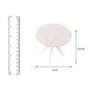 1:6 Scale Miniature Table Decoration, Clear Acrylic Dollhouse Furniture for Action Figures, Simulation Life Scene Accessory view 3