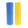 2pcs Swimming Pool Noodle Connectors No Hole Design for DIY Floating Rings Toy Builder, Blue or Yellow view 1