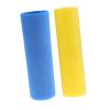 2pcs Swimming Pool Noodle Connectors No Hole Design for DIY Floating Rings Toy Builder, Blue or Yellow view 2