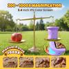 1000X Handheld Digital Microscope for Kids: 4K Mini Pocket Portable 2.4" Microscopes Toys STEM Electronic Learning Educational Science 8-12 Birthday Gift for Smart Kid 4 5 6 7 Year Old Boy Girl view 2