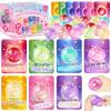 28 Pack Valentines Day Gifts for Kids, 28Pcs Valentines Stretchy Ball with 28Pcs Cards, Classroom Exchange Prizes & Party Favors, Kids Valentines Day Cards, Ideal Valentine Gifts for Boys Girls view 1