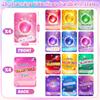 28 Pack Valentines Day Gifts for Kids, 28Pcs Valentines Stretchy Ball with 28Pcs Cards, Classroom Exchange Prizes & Party Favors, Kids Valentines Day Cards, Ideal Valentine Gifts for Boys Girls view 2