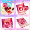 28 Pack Valentines Day Gifts for Kids, 28Pcs Valentines Stretchy Ball with 28Pcs Cards, Classroom Exchange Prizes & Party Favors, Kids Valentines Day Cards, Ideal Valentine Gifts for Boys Girls view 4