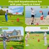 VERVYVINE Golf Bucket Yard Game with 4 Clubs for Adults and Family, 9 Hole Golf Course, Balls and Flag - Adult Golf Outdoor Lawn Games and Chipping Games for Backyard Beach Park Camping and Hotel view 2