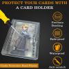 200 Count Card Sleeves Top Loaders for Cards,3"x4" Hard Plastic Card Protectors for Baseball,Sports,Football,Trading Game Cards (100 Sleeves & 100 Top Loaders) view 3