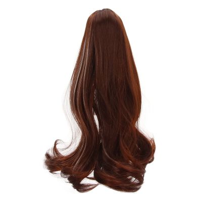 1/3 BJD Doll Wig Heat High Temperature Silk Dark Brown Long Curly Wig for 89in 2124cm BJD Doll