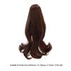 1/3 BJD Doll Wig Heat High Temperature Silk Dark Brown Long Curly Wig for 89in 2124cm BJD Doll view 3