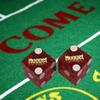 Authentic Nevada Craps Dice - Wide Selection Genuine Casino Table-Played Dice Pairs from Lake Tahoe, Reno & Other Nevada Destinations (Matching, Sparks Nugget - Red Polished) view 3