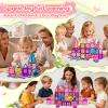 UREC 60PCS Dinosaur Toys Magnetic Tiles for Girls, Magnetic Building Blocks Sensory Dino Toy for Girl Ages 3-5 4-8 Year Old, Girl Toys Dinosaur Decorations Birthday Gifts for 3+ Years Old Kids Boys view 4