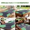 Poker Mat for Table (70 X 35 Inch Green & Blue) view 4