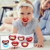 Baby Funny Pacifier, Funny Pacifiers for Babies,Silicone FunnyPacifier Dummy Nipple Teethers Toddler Gift,Silicone Nipple Ring Grip Children Pacifier Lovely Kissable Pacifiers,Child Gift (Set A) view 2