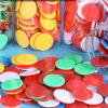 100 Pieces Math Counters for Kids Two Color Red White Counters with Storage Bucket Bingo Chip Learning Tools for Classroom view 3