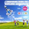 Rocket Launcher for Kids - 200 Ft of Flight Altitude, 2026 New Model Auto Electric Spinner Rocket Toys with Safe Parachute, Easter Birthday Gifts for Boys & Girls Age 6 7 9 10 11 12 8-13 Years Old view 2