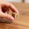 6-Sided Quilting Decision Dices, 2PCS Wooden Quilting Dice with Engraved Task, Creative Craft Tool for Sewing Enthusiasts view 3