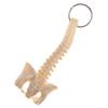 2X Mini Human Spine Skeleton Model Keychain - 3.74 inch Anatomical Teaching Aid Ornament view 2