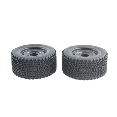2 Pieces 1/16 RC Wheels and Tires Crawler Car Tires Sturdy Easy to Install Accessories DIY Replacement Upgrade for 16201Pro