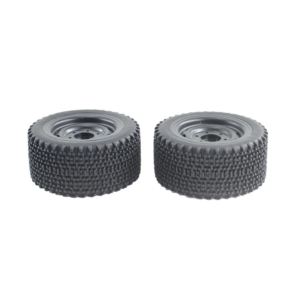 2 Pieces 1/16 RC Wheels and Tires Crawler Car Tires Sturdy Easy to Install Accessories DIY Replacement Upgrade for 16201Pro