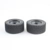 2 Pieces 1/16 RC Wheels and Tires Crawler Car Tires Sturdy Easy to Install Accessories DIY Replacement Upgrade for 16201Pro view 4