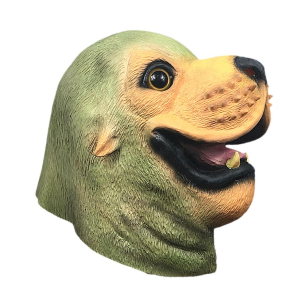 blloocod Halloween Mask Cosplay Mask for Game Props Photo Props Costume Accessories Latex Animal Face Mask 8.66x9.84 inch