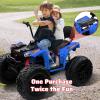 24V Electric Ride-On Car for Kids, All-Terrain ATV with Parental Remote, Puncture-Proof Tires, LED Lights & Music. Ideal Gift for Children Ages 3-8 view 4