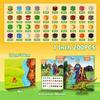 Belveora 200PCS Magnetic Blocks, Magnetic Building Blocks with Dinosaur World, STEM Magnetic Cubes for Kids Ages 3-5 4-8 8-12, Educational Magnet Toys for Boys Girls Christmas/Birthday Gift(with Mat) view 2