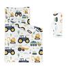 Smell Sunshine Nap Mat - Truck Lorry Clouds Sleeping Bag with Removable Pillow- Nap Mat Set for Boys Girls(Truck Lorry Clouds Standard) view 1