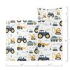 Smell Sunshine Nap Mat - Truck Lorry Clouds Sleeping Bag with Removable Pillow- Nap Mat Set for Boys Girls(Truck Lorry Clouds Standard) view 3