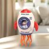 Dancing Toys - Rechargeable Dancing Rocket Toys, Electric Rocket Toy, Animated Rockets Toy, Lighted Projector Music Doll For Festival Indoor Holiday Home Table Event Party Family Boy Kids Aged 3+ Girl view 3