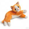 18 Inch Cat Stuffed Animals,Realistic Plush Throw Pillow,Soft Kawaii Kitty Plush Toy Gift for Kids Boys Girls (Orange) view 2