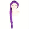 LeMarnia 24-inch Purple Long Braided Wigs for Girls Anime Character Cosplay Wig for Halloween Costume Wig view 3