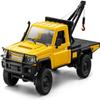1/12 Scale RC Crawler Car - 2.4G Full Proportional 4WD Remote Control Vehicle with Functional Crane & Liftable Hook, 2-Speed Transmission (Ready-to-Run) (Yellow) view 1