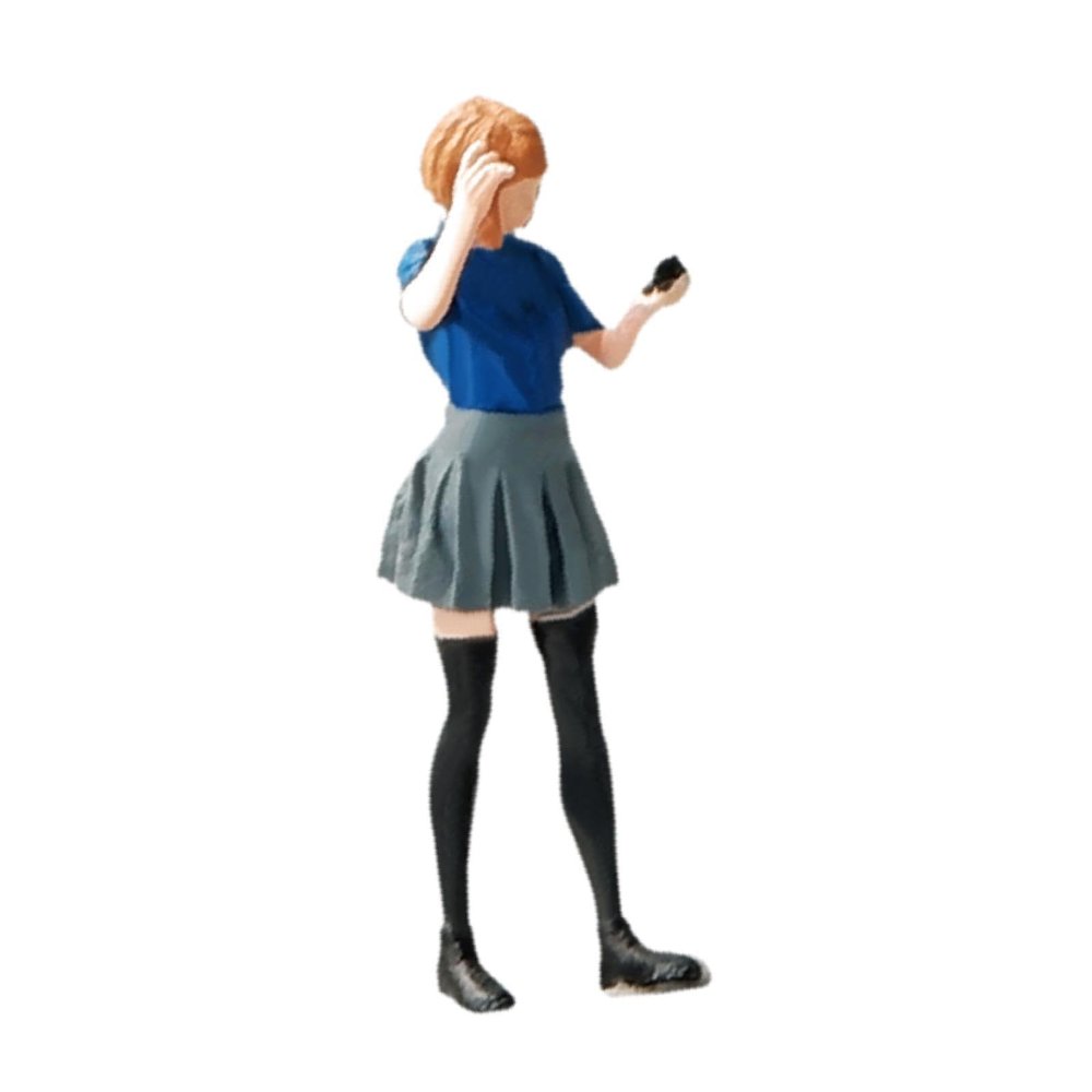 blloocod Miniature People Figurine 1/64 Scale Resin Figure for Diorama Decor and Role Play Scenes