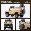EAZYRC FMS FCX10 1/10 RC Crawler Land Rover Camel Trophy Edition, Official Licensed 4WD All Terrain Off-Road RC Truck for Adults, High-Detail Scale RC Car with Metal Gears, Upgraded Shocks (Defender) view 3