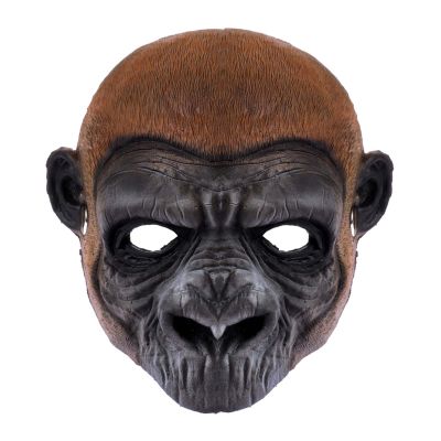 blloocod Lifelike Orangutan Primate Mask for Halloween Costume Parties Festivals Theater Cosplay Half Face Cover