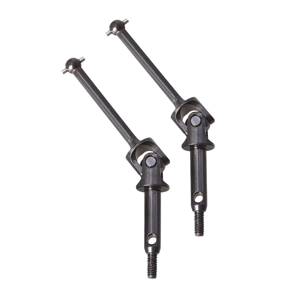 2 Pieces RC Rear Wheel Axle 1:24 Scale Universal Joint Drive Shaft for Micro-B RC Crawler Track Vehicle Replacement Parts