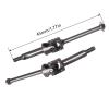 2 Pieces RC Rear Wheel Axle 1:24 Scale Universal Joint Drive Shaft for Micro-B RC Crawler Track Vehicle Replacement Parts view 4