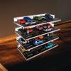 1/64 Wooden Parking Lot Model Miniature Car Garage Display with Acrylic Case, Wall Mountable Collector Accessory 12.99x6.29x12.59inch view 3