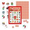 KFNER Christmas Holiday Bingo Game - Winter Bingo Card - 24 Players Bingo Game Set Indoor Outdoor Activities - Christmas, New Year Party Favors Supplies -A12 view 1