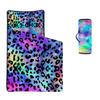 Smell Sunshine Nap Mat - Colorful Starry Sky Leopard Print Sleeping Bag with Removable Pillow- Nap Mat Set for Boys Girls(Leopard Standard) view 1