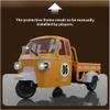 1/10 Scale 2.4G Full Proportional RC Three-Wheeler, Remote Control Car with Reverse Sound, LED Lights, Adjustable Gears, 50m Range Hobby Model for Adults - RTR (Orange) view 2