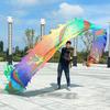 3D Colorful Dragon Silk Flowy Spinning & Shaking Poi for Ribbon Toy for Children Kids Beginner(Blue,6m/20f) view 2