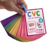 apcans Kids CVC Words Learning Cards Phonics Learning Flashcards Set Educational Toy for English Reading Writing Skills view 4