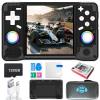 New Retro Handheld Game Console,4-inch IPS Screen with Storage Bag,Built-in 128G with 22000 Games,Linux System,Portable Pocket Mini Arcade (Black,128g) view 1