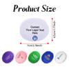 150 Pcs Custom Brain Stress Balls Bulk, Personalized PU Squeeze Toys with Logo Text Image, 2.76in Brain Shape Stress Balls in 6 Colors, Stress Relief Toys for Adults, Office School Party Favors (150) view 2