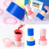 apcans Learning Clock Stamp Telling Time Teaching Clock Stamp for Kids Preschooler Ages 3 Talking Learn to Tell Time view 2