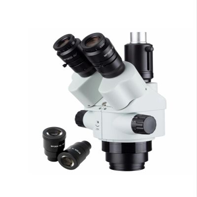 7X-45X Simul-Focal Trinocular Zoom Stereo Microscope Head-Ship from Moscow(with 20X Eyepiece)