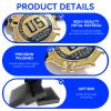 Badge for Dressing up and Role Play, Cop Cosplay Costume Accessory, Enameled & Plated, Nickel-Brass Opulent Shield Badge with Gift Box Packaging, Style4 view 3