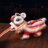 Chinese Lion Hand String Puppet with Rod, Chinese Marionette Lion Ornament Traditional, Asian Figurine Puppet, Pull String P-uppet Marionette P-uppet, for Holiday Party view 1