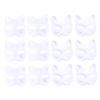 12PCS DIY Blank Pulp Animal Masks Cat and Fox Shapes for Painting Creative Costume Party Masquerade Mardi Gras Unisex view 1