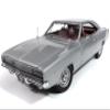 1968 R/T Muscle Car & Nationals Silver Metallic with Red Interior American Muscle Series 1/18 Diecast Model Car by Auto World AMM1344 view 2